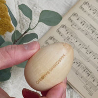 Wooden Egg Shakers | Set of 2