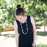 Annabelle Mama Necklace in Sage