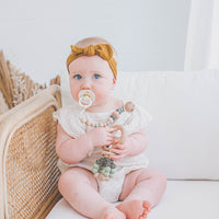 Ring Pop Teething Rattle Leopard Sage