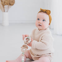 2-in-1 Hedgehog Teething Rattle Toy | Pram Toy | Play Gym Toy
