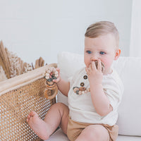 Dummy Chain in Leopard Cream