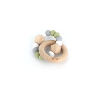 Hexx Teething Rattle | Sage