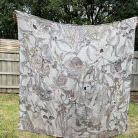 *SECONDS* Baby Muslin Swaddle Wrap | Australiana