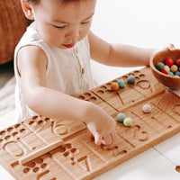 Number Tracing Board | 1 - 10 | Math Counting Board | Early Learning | Montessori Method | Homeschooling