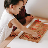 Number Tracing Board | 1 - 10 | Math Counting Board | Early Learning | Montessori Method | Homeschooling | Sensory Play | Toddler Education