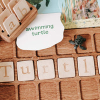 Large Alphabet Board | Lowercase Alphabet Cards | Wooden Educational Learning Board | Early Learning | Letter Board | Alphabet Board | Montessori Approach | Homeschooling