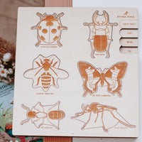 Stuka Puka A Bug's Life Puzzle | Educational Puzzle | Homeschooling | Montessori Method | Waldorf Inspired | Early Learning Puzzle