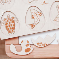 Stuka Puka Egg On Puzzle | Educational Puzzle | Homeschooling | Montessori Method | Waldorf Inspired | Early Learning Puzzle