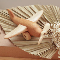 Wooden Heirloom Airplane | Eco-Friendly Toy | Children's Toy | Open Ended Toy | Small World Play