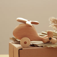 Wooden Heirloom Helicopter | Eco-Friendly Toy | Children's Toy | Open Ended Toy | Small World Play