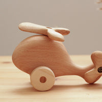 Wooden Heirloom Helicopter | Eco-Friendly Toy | Children's Toy | Open Ended Toy | Small World Play