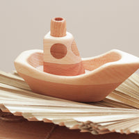 Wooden Heirloom Boat | Eco-Friendly Toy | Children's Toy | Open Ended Toy | Small World Play