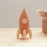 Wooden Heirloom Rocket | Eco-Friendly Toy | Children's Toy | Open Ended Toy | Small World Play
