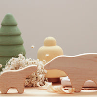 Bear Puzzle | Wooden Heirloom Puzzle | Mosaic Puzzle | Eco-Friendly Toy | Children's Toy | Open Ended Toy | Small World Play