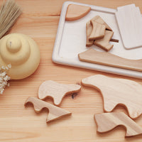 Bear Puzzle | Wooden Heirloom Puzzle | Mosaic Puzzle | Eco-Friendly Toy | Children's Toy | Open Ended Toy | Small World Play