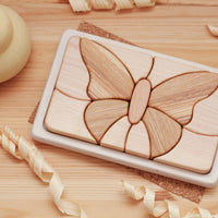 Butterfly Puzzle | Wooden Heirloom Puzzle | Mosaic Puzzle | Eco-Friendly Toy | Children's Toy | Open Ended Toy | Small World Play