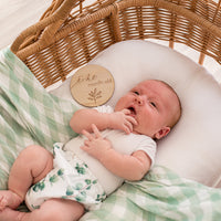 Mint Gingham Baby Wrap Swaddle | Lluie
