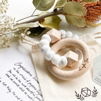 Hexx Rattle Personalised Teether
