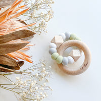 Ring Pop Rattle Personalised Teether