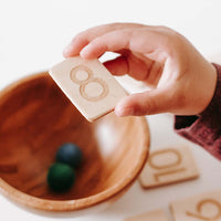 Number Counting Math Board | Numbers 1 - 10 | Early Learning | Homeschooling | Montessori Method