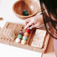 Number Counting Math Board | Numbers 1 - 10 | Early Learning | Homeschooling | Montessori Method