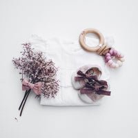 Ring Pop Teething Rattle Dusty mauve