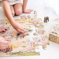 Savannah Encounters Children's Jigsaw Puzzle Gift | Collaborative Play Based Learning Activity