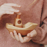 Wooden Heirloom Boat | Eco-Friendly Toy | Children's Toy | Open Ended Toy | Small World Play