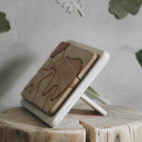 Bear Puzzle | Wooden Heirloom Puzzle | Mosaic Puzzle | Eco-Friendly Toy | Children's Toy | Open Ended Toy | Small World Play