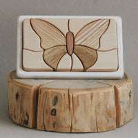 Butterfly Puzzle | Wooden Heirloom Puzzle | Mosaic Puzzle | Eco-Friendly Toy | Children's Toy | Open Ended Toy | Small World Play