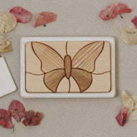 Butterfly Puzzle | Wooden Heirloom Puzzle | Mosaic Puzzle | Eco-Friendly Toy | Children's Toy | Open Ended Toy | Small World Play