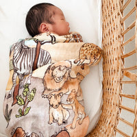 Savannah African Safari Baby Swaddle Wrap | Lluie