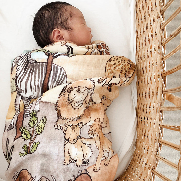 The Creation of the Lluie X Dawn Tan Baby Swaddles