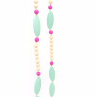 Annabelle Mama Necklace in Pink