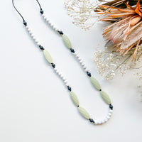 Annabelle Silicone Necklace in Sage