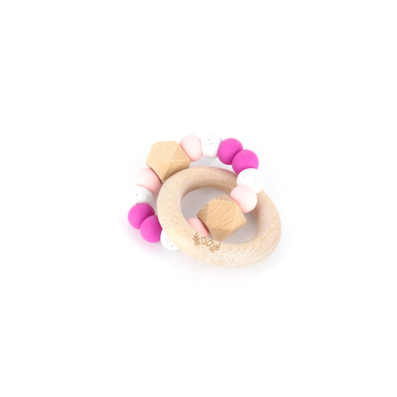 Hexx Teething Rattle | Berry Bliss