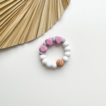 Essential Teether | Dusty Mauve