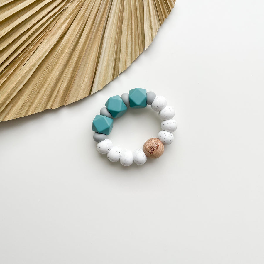 Essential Teether | Duck Egg Blue
