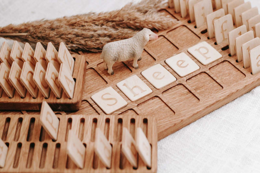 Large Alphabet Board | Lowercase Alphabet Cards | Wooden Educational Learning Board | Early Learning | Letter Board | Alphabet Board | Montessori Approach | Homeschooling