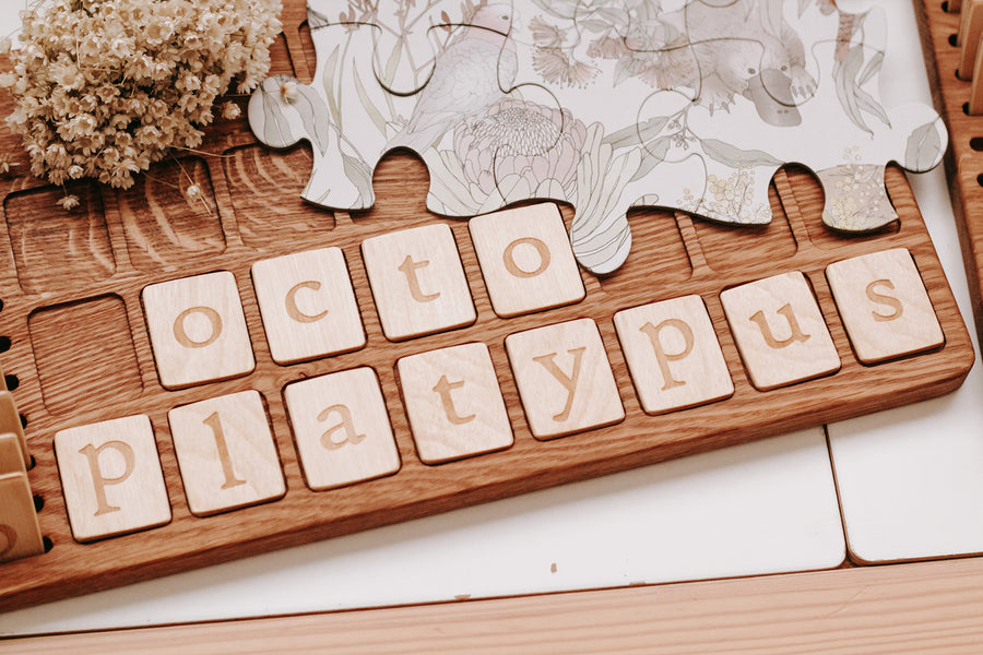 Large Alphabet Board | Lowercase Alphabet Cards | Wooden Educational Learning Board | Early Learning | Letter Board | Alphabet Board | Montessori Approach | Homeschooling