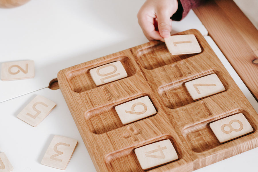 Number Counting Math Board | Numbers 1 - 20 | Early Learning | Homeschooling | Montessori Method