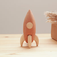 Wooden Heirloom Rocket | Eco-Friendly Toy | Children's Toy | Open Ended Toy | Small World Play