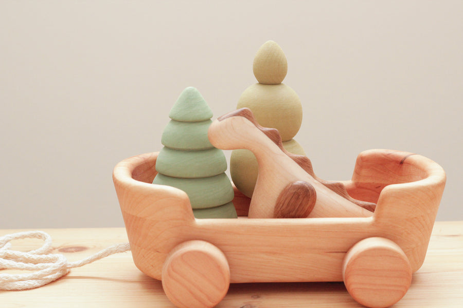 Wooden Heirloom Cart | Eco-Friendly Toy | Children's Toy | Open Ended Toy | Small World Play