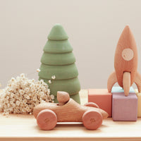  Wooden Heirloom Car with Driver | Eco-Friendly Toy | Children's Toy | Open Ended Toy