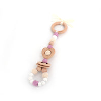 Love Heart Teething Rattle Toy