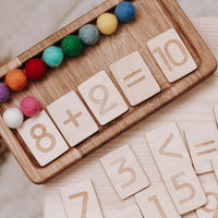 Number Counting Math Board | Numbers 1 - 10 | Early Learning | Homeschooling | Montessori Method