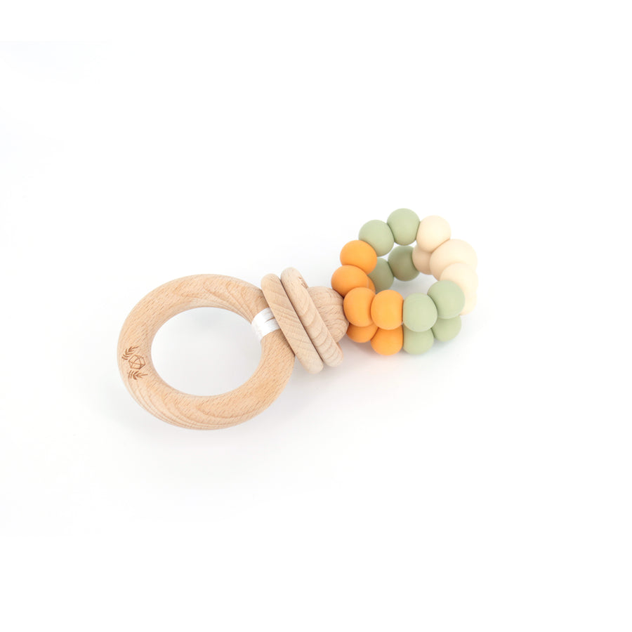 Ring Pop Teething Rattle | Baby Rattle | Wooden Rattle