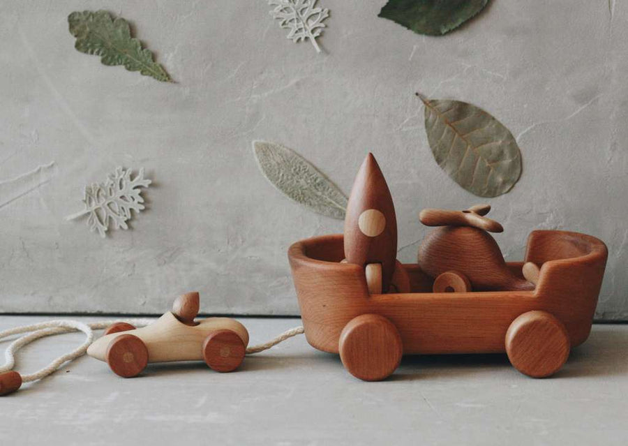 Wooden Heirloom Cart | Eco-Friendly Toy | Children's Toy | Open Ended Toy | Small World Play